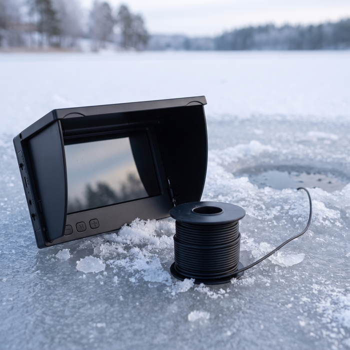 Underwater Fishing Camera with 98 ft Cable, IR Night Vision