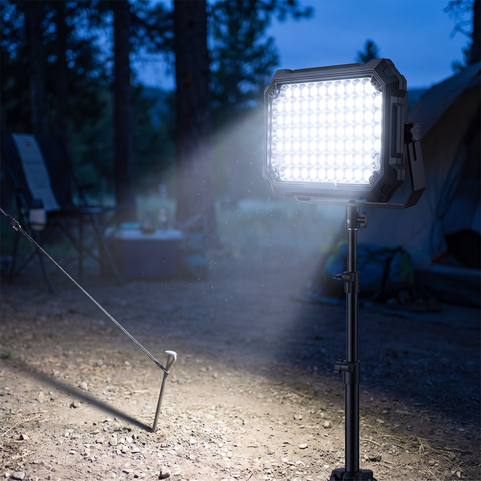 Magnetic LED Work Light with Stand, 10,000 Lumen, 12000mAh