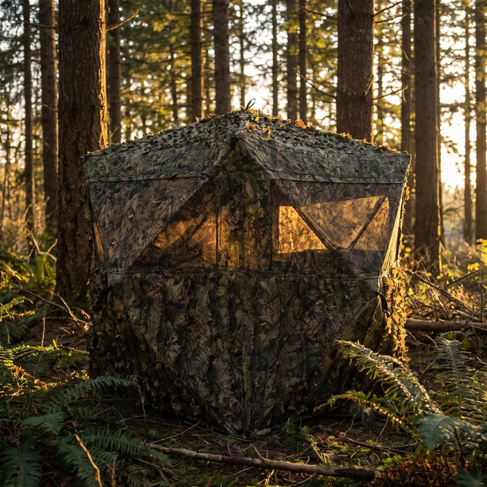 See-Through Pop Up Hunting Blind, 2-3 Person Ground Blind