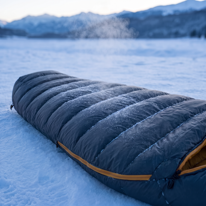 620 Fill Power Down Sleeping Bag for Backpacking and Camping photo 4