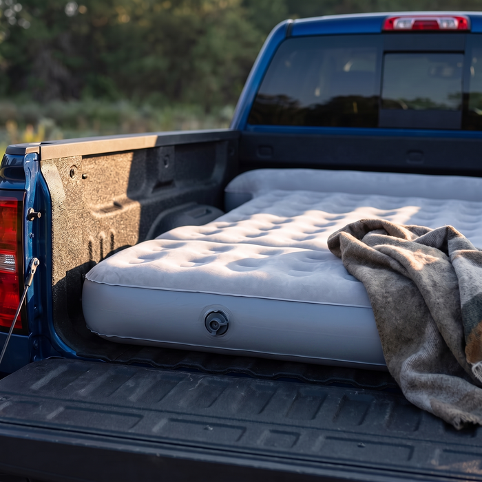 Truck Bed Air Mattress with Built-In Pump, 5.5 to 5.8 ft