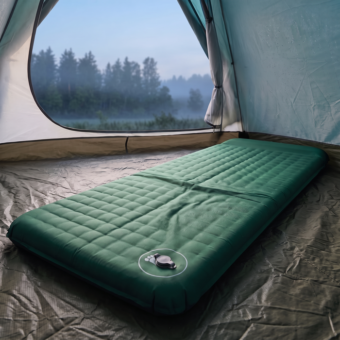 Memory Foam Self Inflating Sleeping Pad, 3.1 in Thick, R-9.5