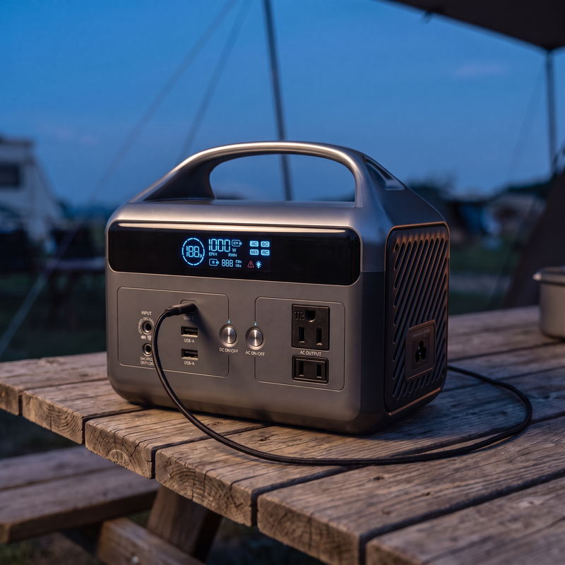 Portable Power Station, 288Wh LiFePO4 with 600W AC Outlets photo 5