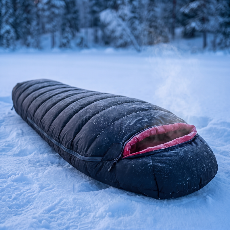 620 Fill Power Down Sleeping Bag for Backpacking and Camping photo 3